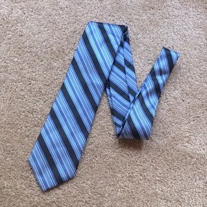 Pierre Cardin Blue Striped Necktie